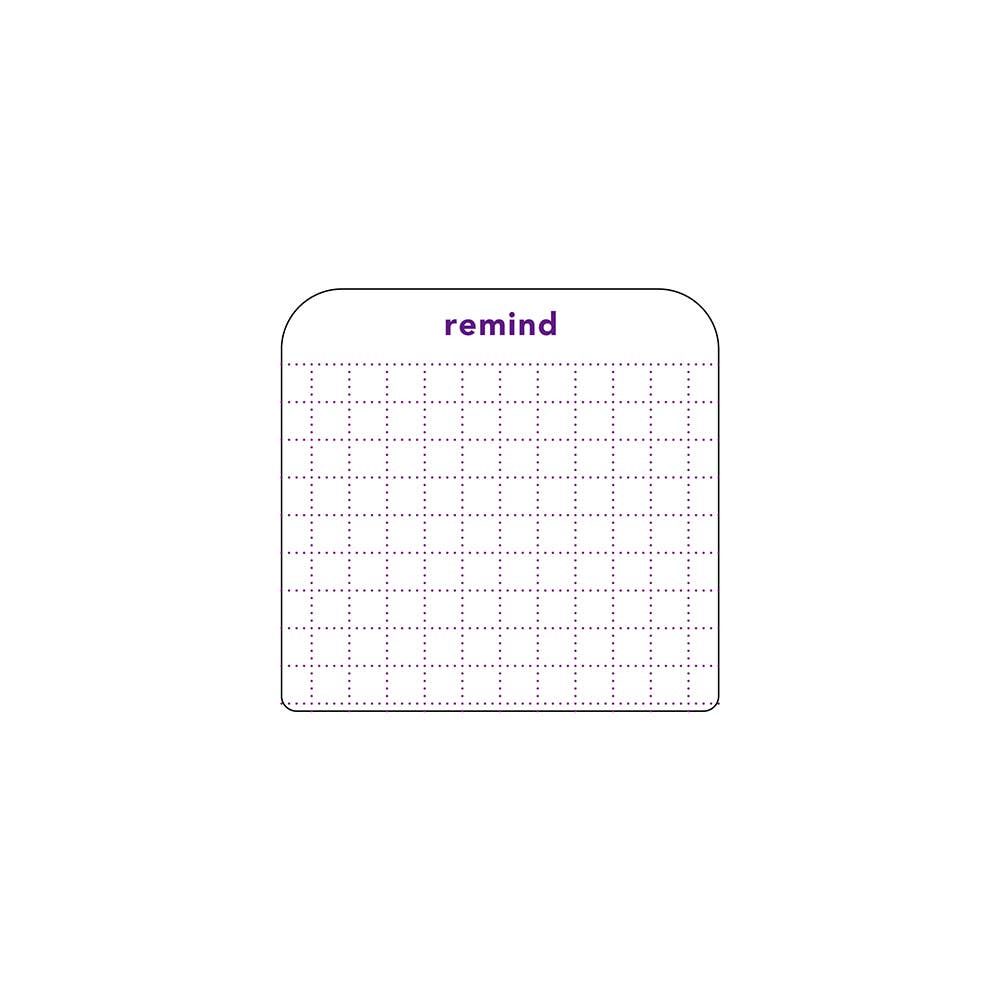 Isshoni. Square To Do Sticky Notes - Small