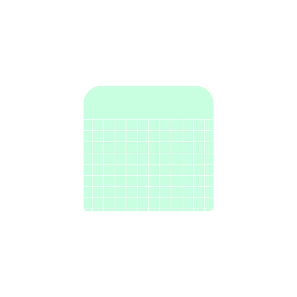 Isshoni. Square Free Sticky Notes - Small