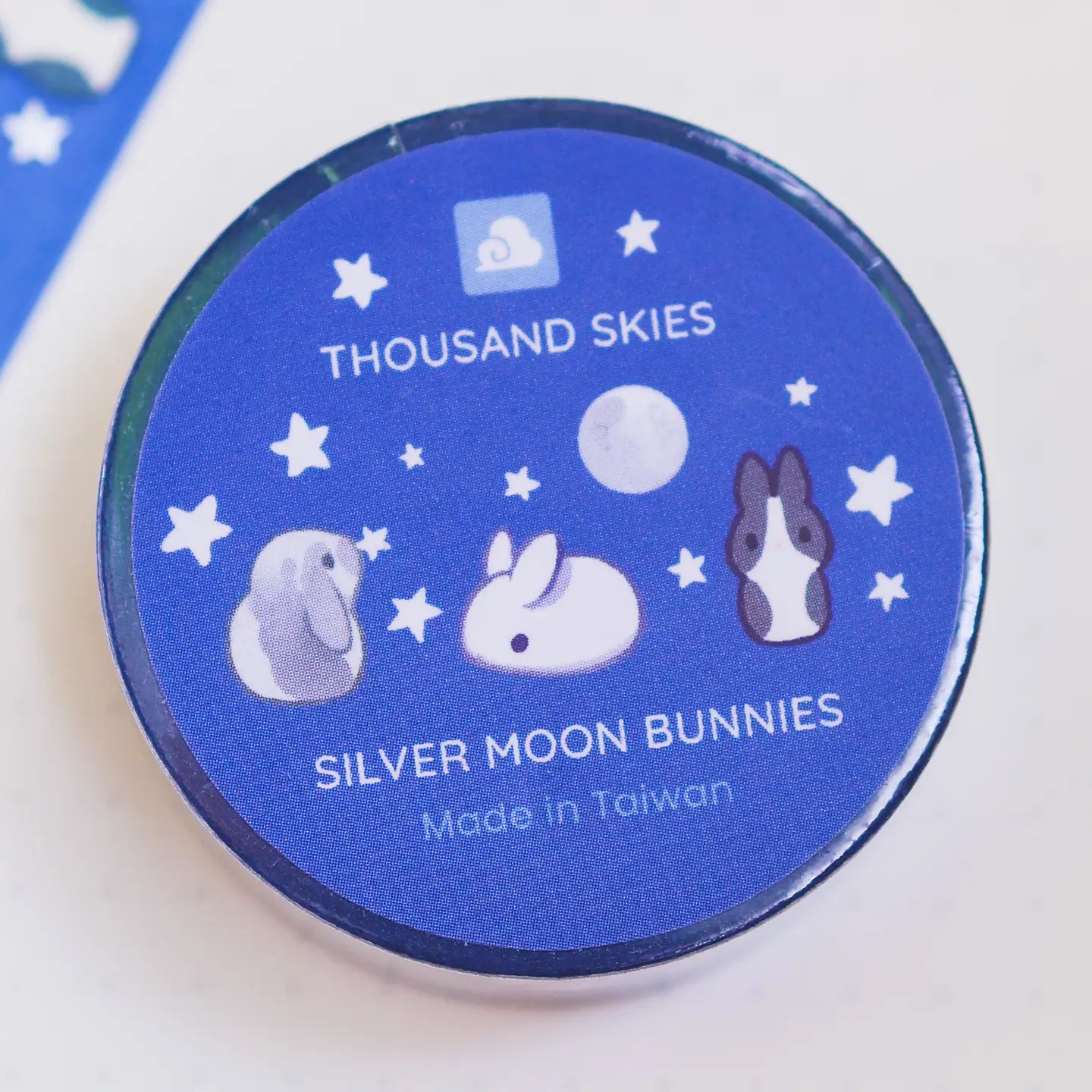 Silver Moon Rabbit Washi Tape
