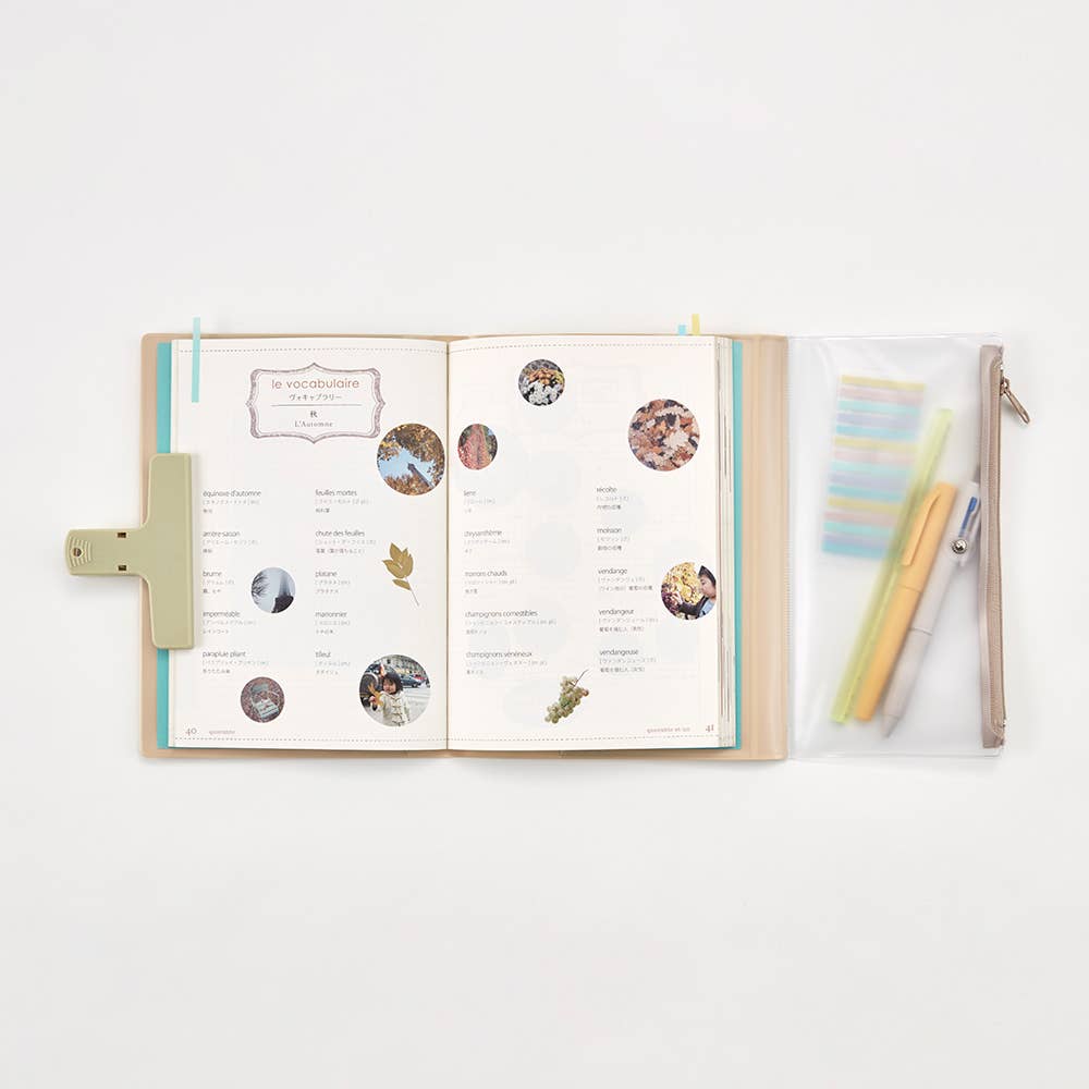 Isshoni. A5 Notebook Cover + Pen Case