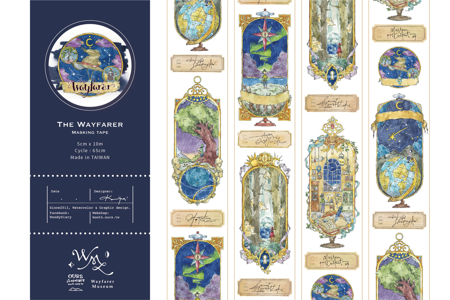 OURS Wayfarer Washi Tape