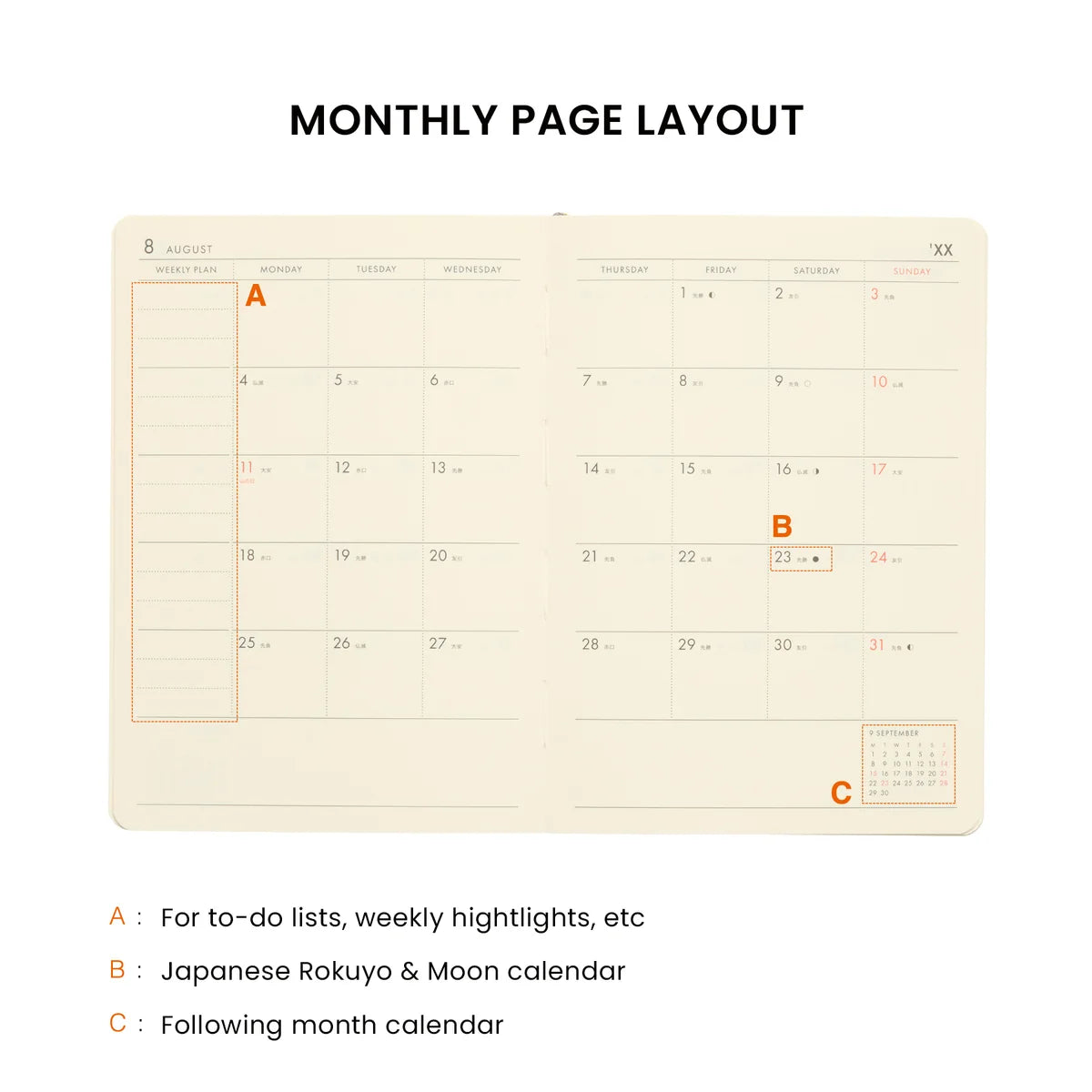 Hightide 2027 Weekly Diary A6 Block