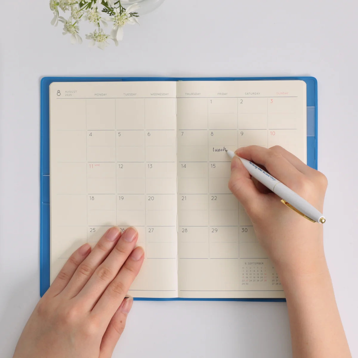 Hightide 2027 Monthly Diary Shine B6 Slim