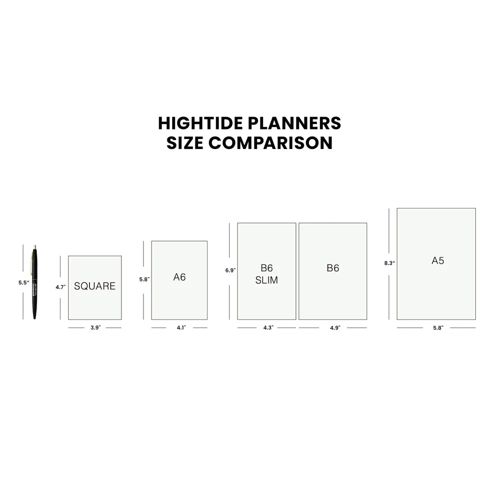 Hightide 2027 Weekly Diary Papillon B6