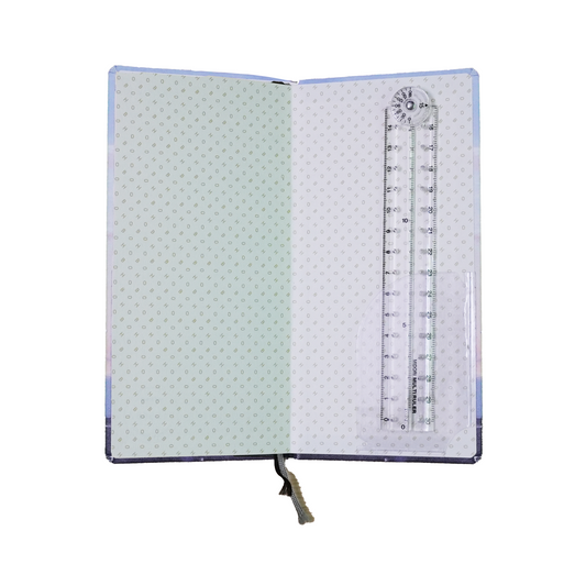 Midori multi function ruler inside of a hobonichi weeks--a perfect fit!