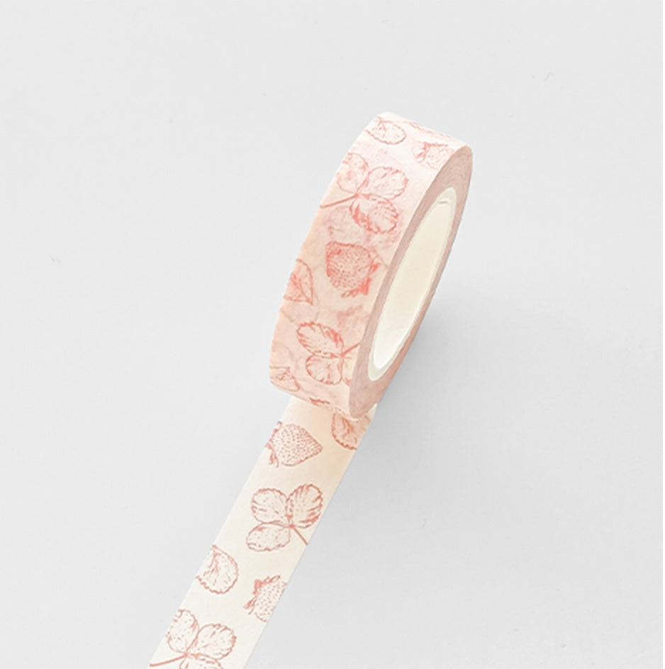 GONGJANG In the Garden Strawberry Washi Tape
