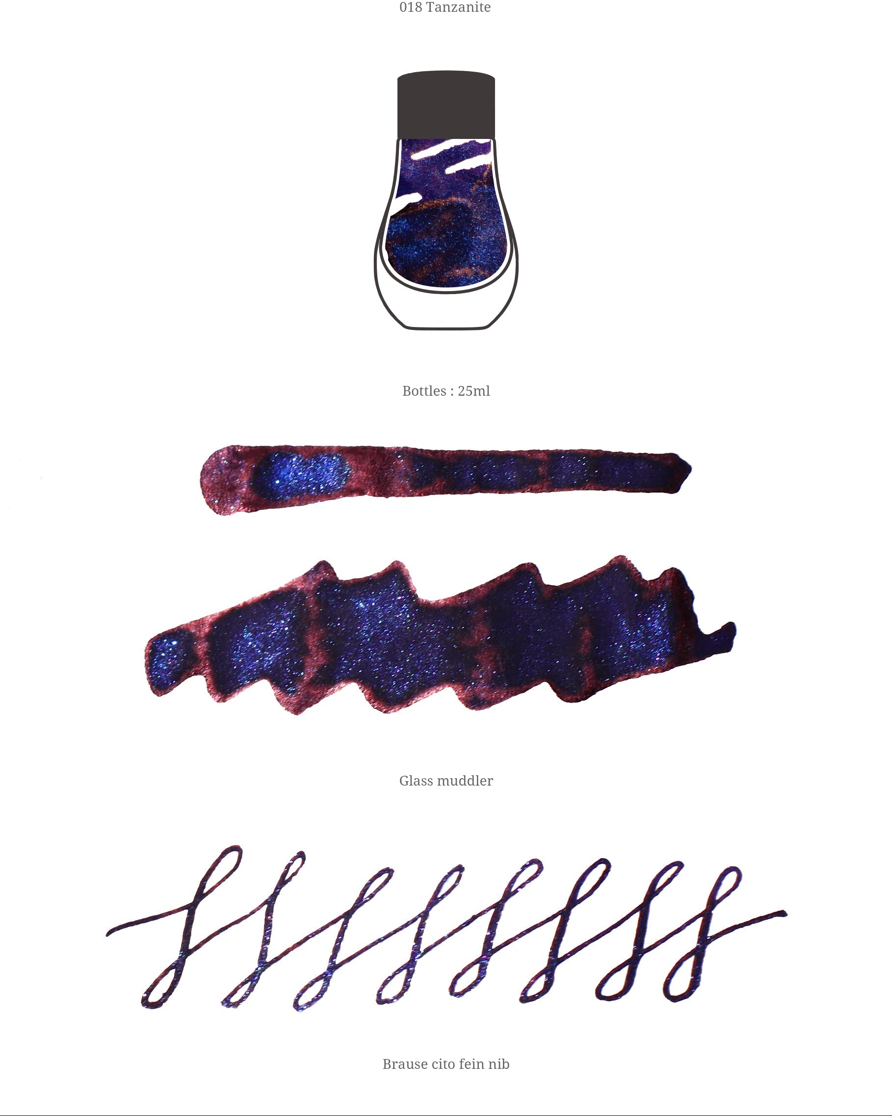 dominant industry Tanzanite 018 swatches