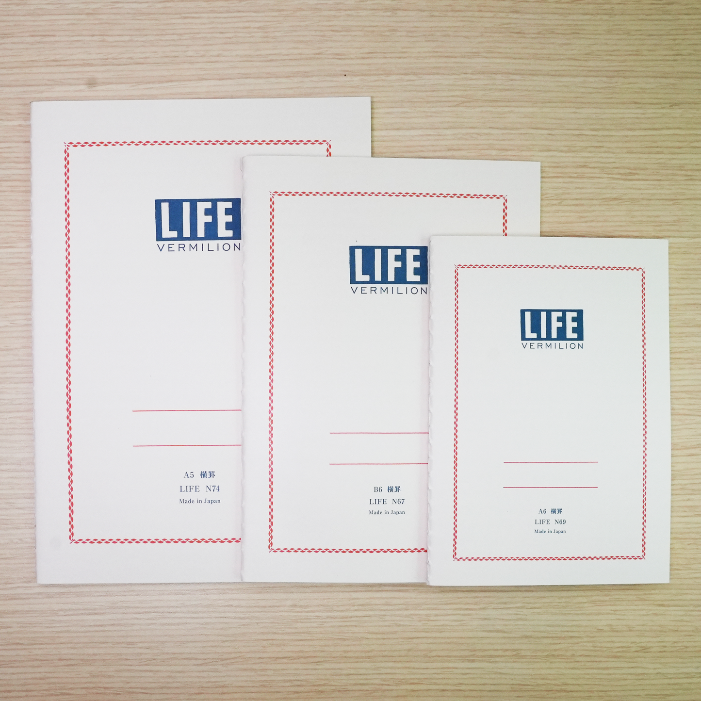 Life Vermilion Notebook - Lined