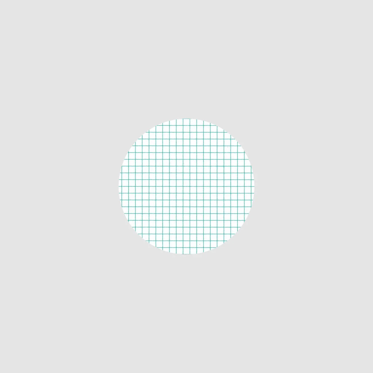 Close-up of Junpakushi 2mm grid paper in HCT x Kawachiya 7 Square 02 — ultrasmooth writing and sketching surface