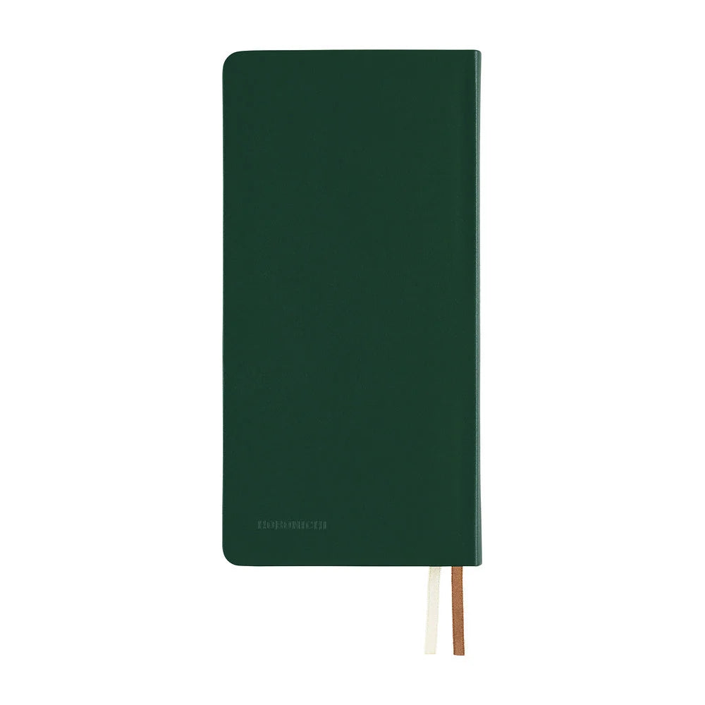 2027 Hobonichi Weeks Leather: Forest Green