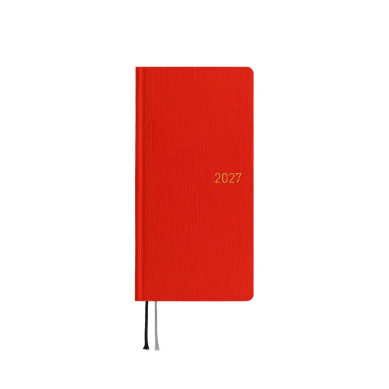 2027 Hobonichi Weeks Colors: Poppy Red