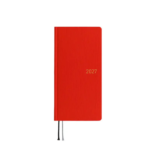 2027 Hobonichi Weeks Colors: Poppy Red