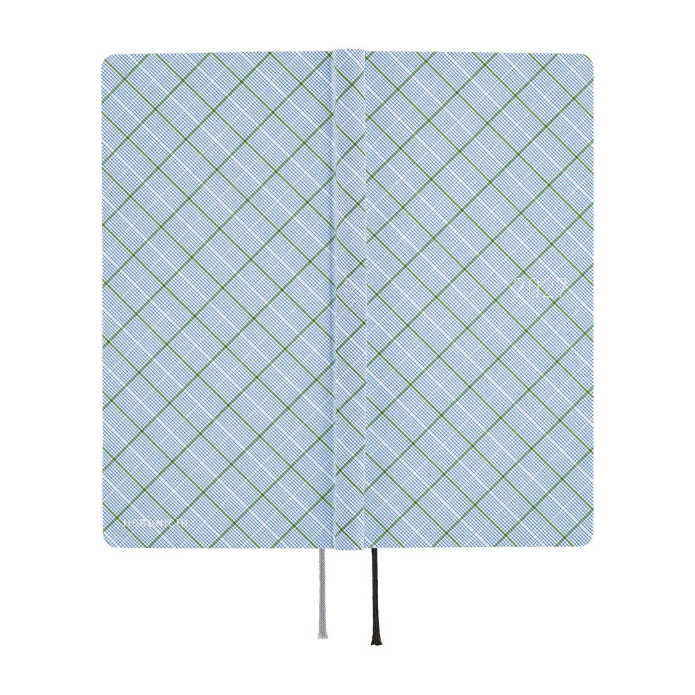 2027 Hobonichi Weeks Shirt Fabric: Graph Plaid