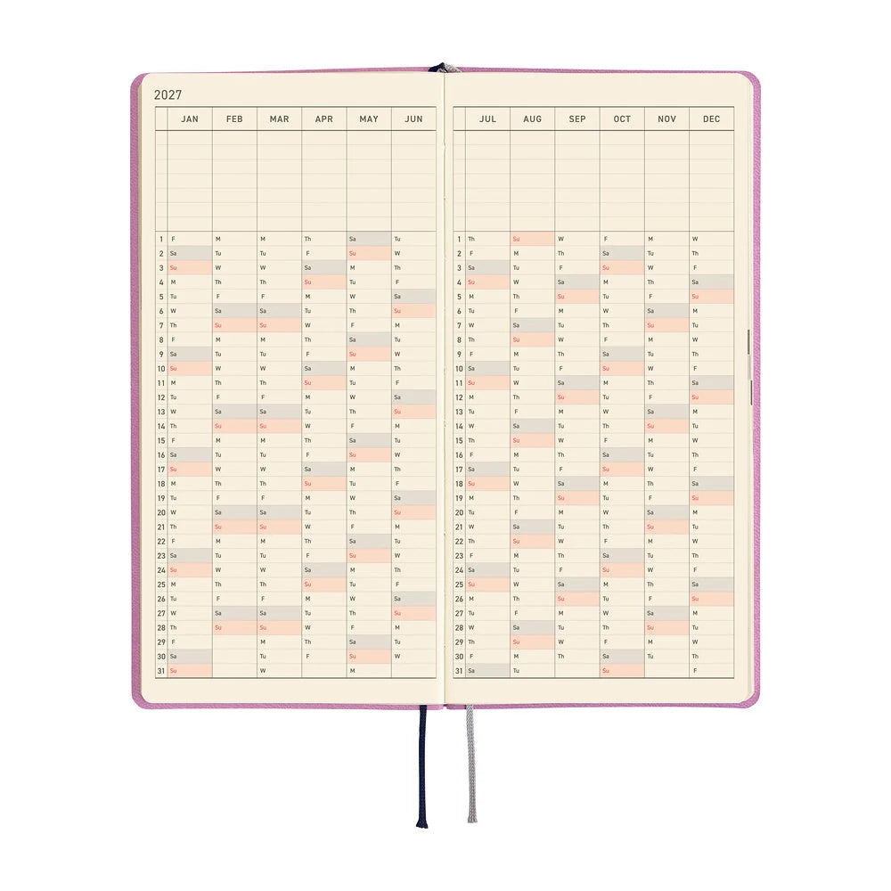 2027 Hobonichi Weeks Smooth: Lavender Milk