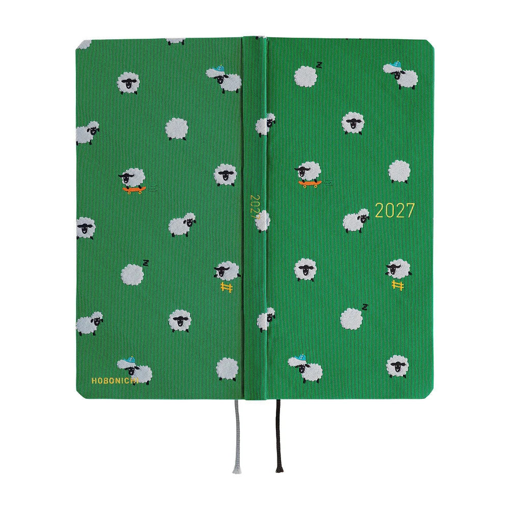 2027 Hobonichi Weeks Bow & Tie: Sheep Sheep Sheep